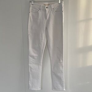 Levi’s Bright White Mid Rise Skinny Jeans